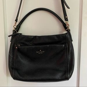 Kate Spade Black Leather Crossbody Purse